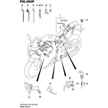 WIRING HARNESS (GSX-R1000AL7 E33)