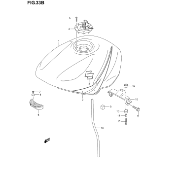 FUEL TANK (MODEL K5)