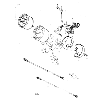 SPEEDOMETER - TACHOMETER (GS400XB)