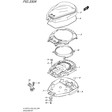 SPEEDOMETER (VL1500TL5 E28)
