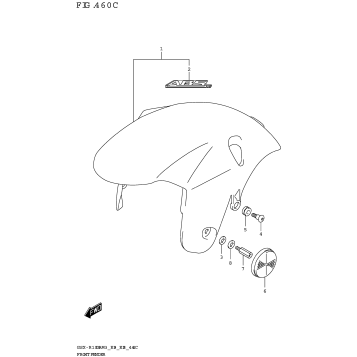 FRONT FENDER (GSX-R1000RZA)