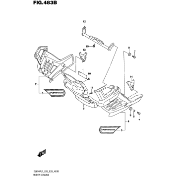 UNDER COWLING (DL650XAL7 E28)