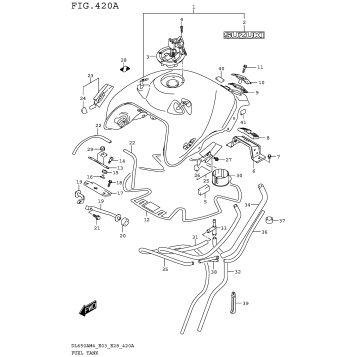 FUEL TANK (DL650AM4 E03)