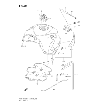 FUEL TANK (MODEL K7)