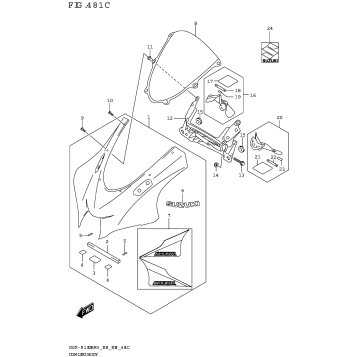 COWLING BODY (GSX-R1000RZA)