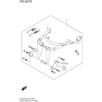 CENTER STAND SET (OPTIONAL)