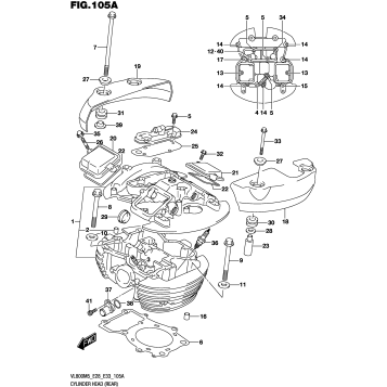 CYLINDER HEAD (REAR)