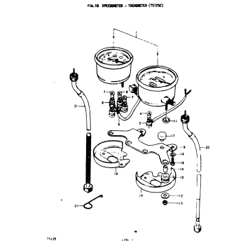 SPEEDOMETER - TACHOMETER (TS125C)