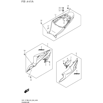 FRAME COVER (GSX-R750)