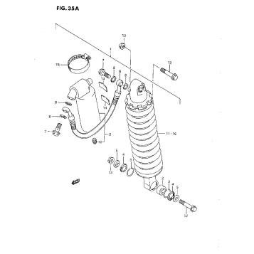 REAR SHOCK ABSORBER (K)