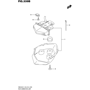 REAR COMBINATION LAMP (RMX450ZL7 E33)