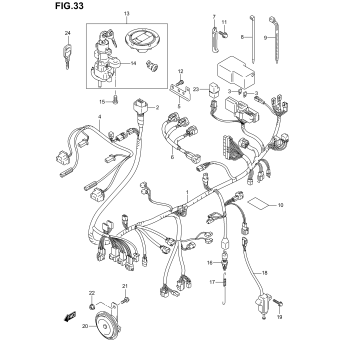 WIRING HARNESS (SV1000SK3/SK4/SK5)