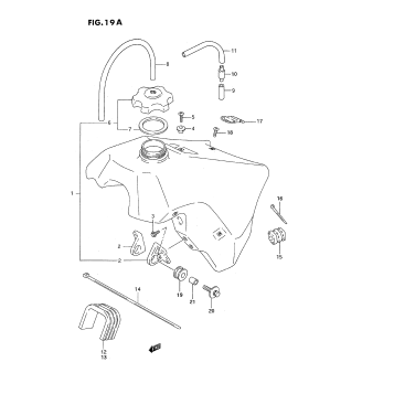 FUEL TANK (MODEL P/R/S)