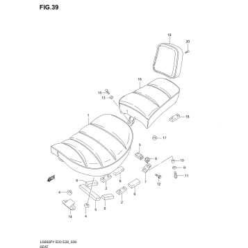 SEAT (MODEL T/V/W/X/Y/K1)