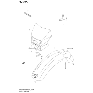 FRONT FENDER (MODEL K2/K3/K4)