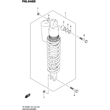 REAR SHOCK ABSORBER (DR-Z400SM)