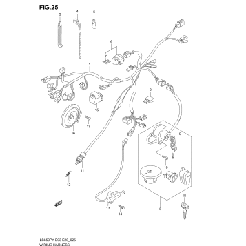 WIRING HARNESS (MODEL T/V/W/X/Y/K1/K2/K3)