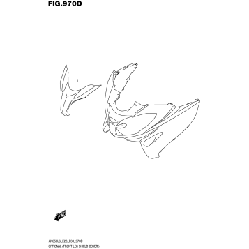 OPTIONAL (FRONT LEG SHIELD COVER )