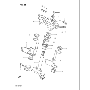 STEERING STEM (GS550ED)