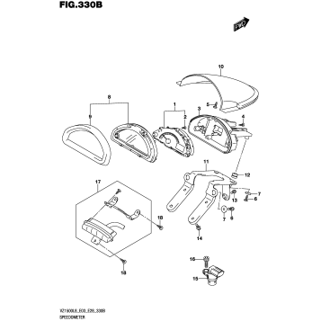 SPEEDOMETER (VZ1500L8 E28)