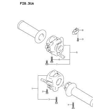 HANDLE SWITCH (MODEL V/W/X)