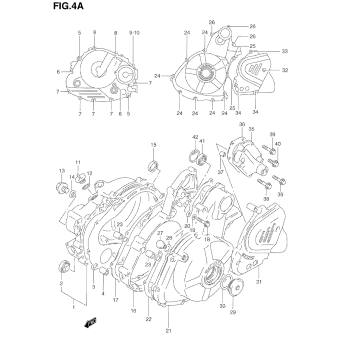 CRANKCASE COVER (MODEL R/S)