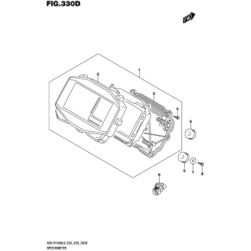 SPEEDOMETER (GSX-R1000AL8 E28)