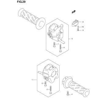 HANDLE SWITCH (MODEL K4/K5)