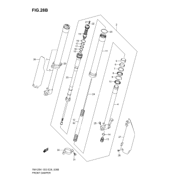 FRONT DAMPER (MODEL K3)
