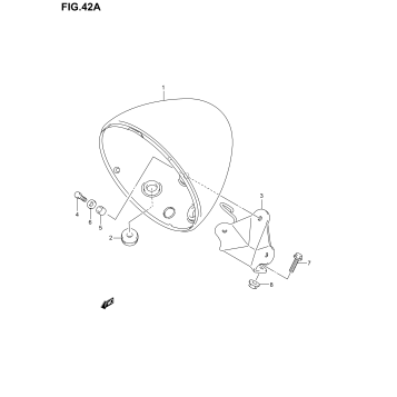 HEADLAMP HOUSING (MODEL K5)