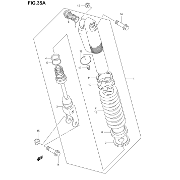 REAR SHOCK ABSORBER (MODEL K4)