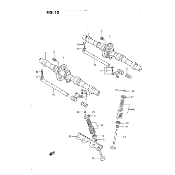 CAM SHAFT VALVE (J/K/L/M)