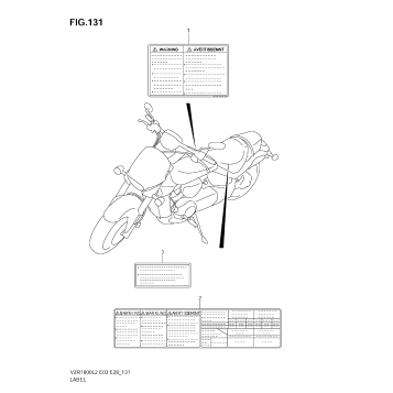 LABEL (VZR1800Z L2 E28)