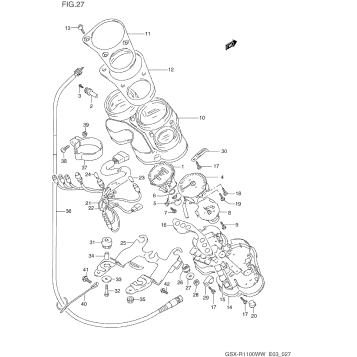 SPEEDOMETER (MODEL P/R)
