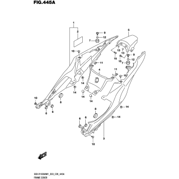 FRAME COVER (GSX-R1000A)