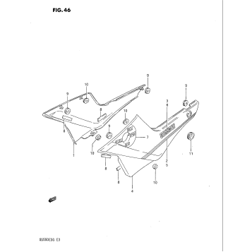 FRAME COVER (GS550ES3/ESE)