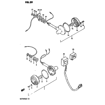 TURN SIGNAL LAMP (MODEL Z)
