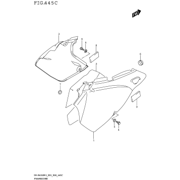 FRAME COVER (DR-Z400SM3 E33)
