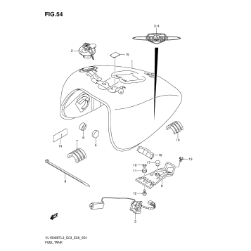 FUEL TANK (VL1500BTL3 E33)