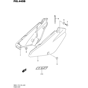 FRAME COVER (RM85L7 P28)
