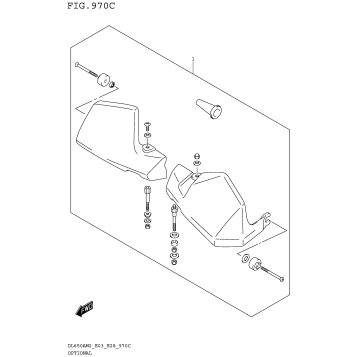OPTIONAL (DL650AM2 E03:KNUCKLE COVER SET)