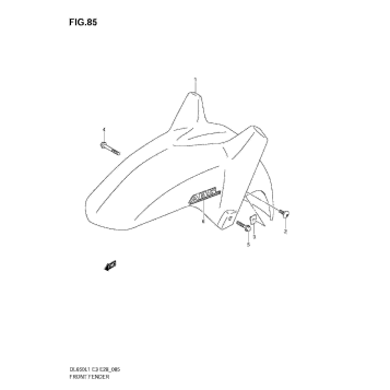 FRONT FENDER (DL650A L1 E33)