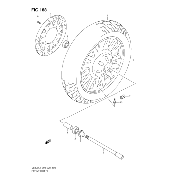 FRONT WHEEL (VL800C E33)