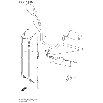 HANDLEBAR (DL650XAM3E28)