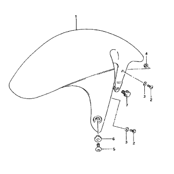 FRONT FENDER (MODEL R/S)