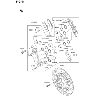 FRONT BRAKE(04 MODEL)