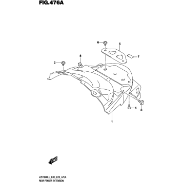 REAR FENDER EXTENSION