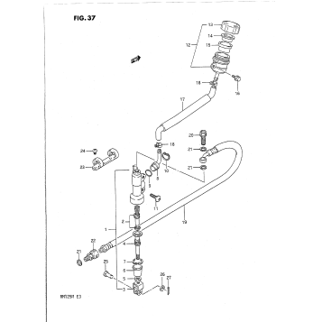 REAR MASTER CYLINDER (MODEL K)