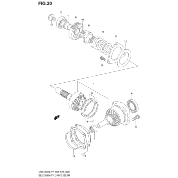 SECONDARY DRIVE GEAR