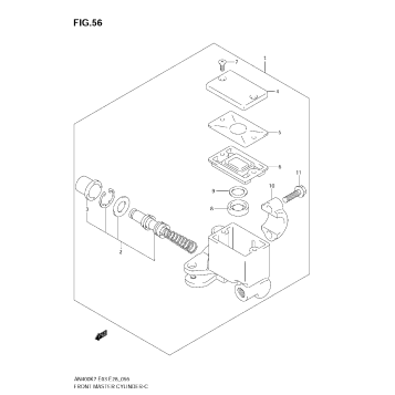 FRONT MASTER CYLINDER (MODEL K7)